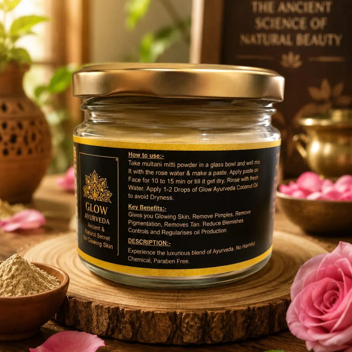 Glow-Ayurveda Multani-Mitti Face Pack