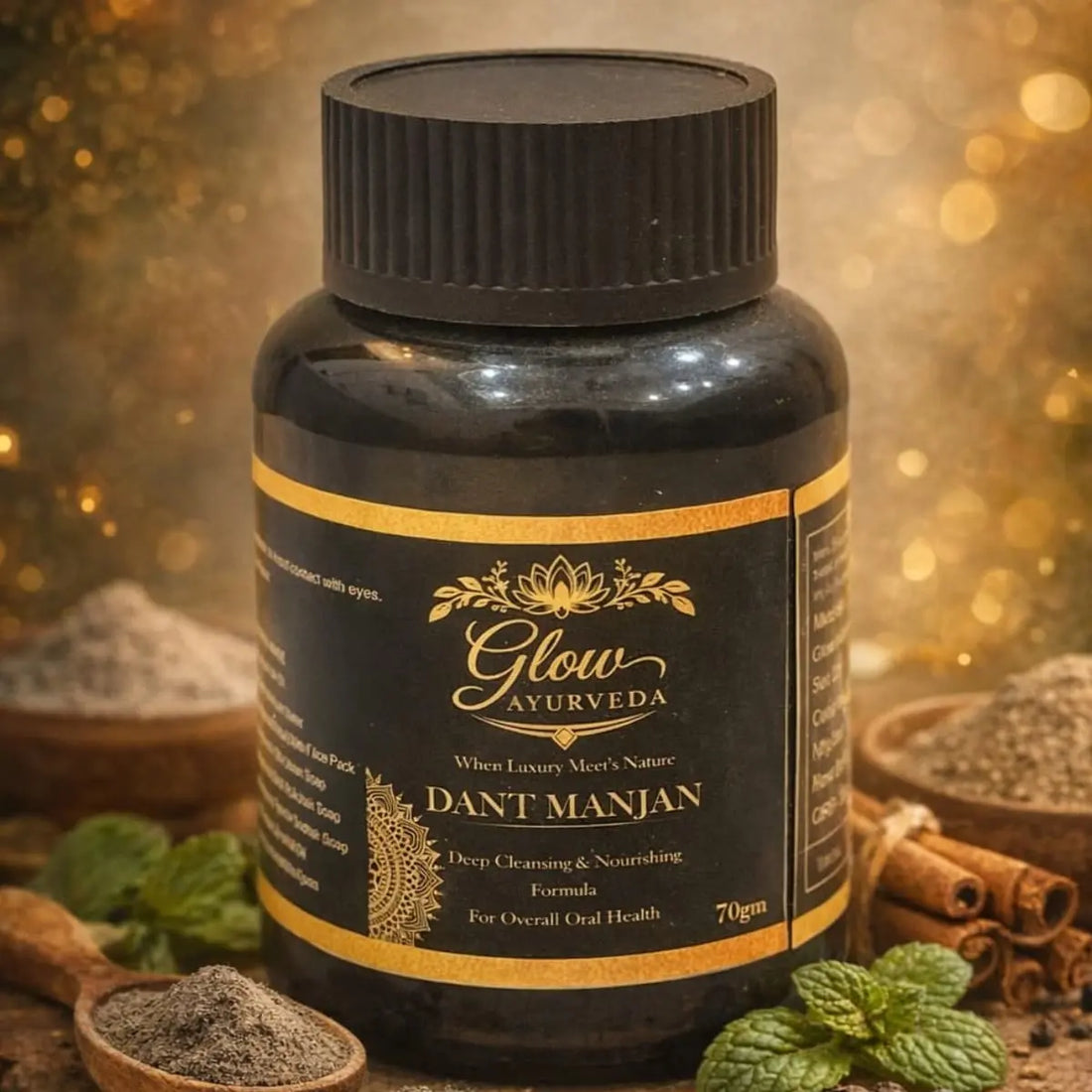 Dant Manjan Glow Ayurvedic Herbal Dental Powder